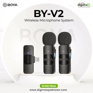 BOYA BY-V2 dual person wireless microphone system