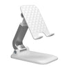 Q7-L Multifunction Folding Phone Holder Aluminum Alloy Desktop Adjustable Cell Phone Stand - White
