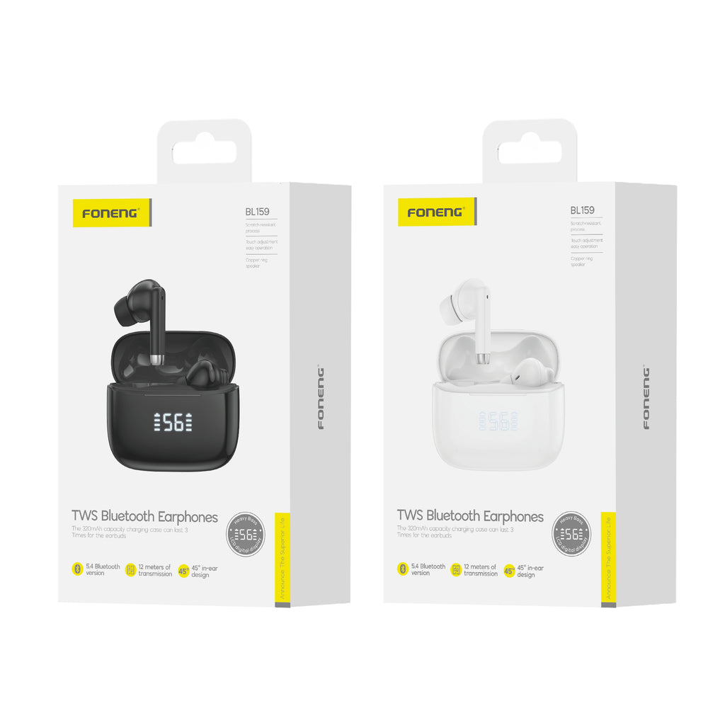Foneng BL159 Digital Display TWS Earphone
