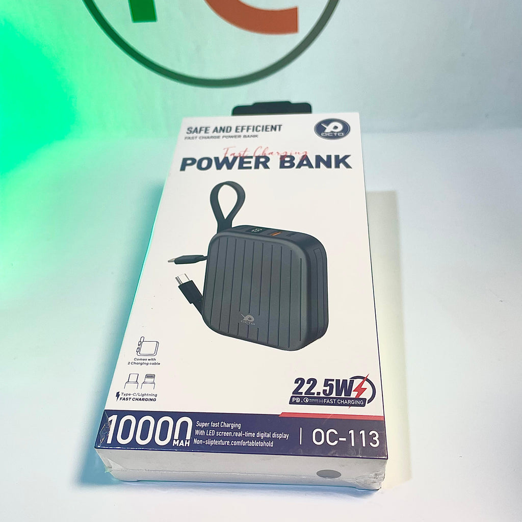 Octo Fast Charge Power Bank, specifically the OC-113 model.