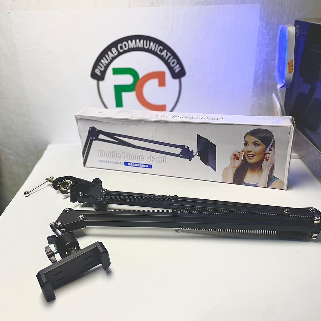 Universal Cell Phone Clip Holder Clamp Mount Flexible 360° Rotation for Bed, Office, Kitchen, Desk