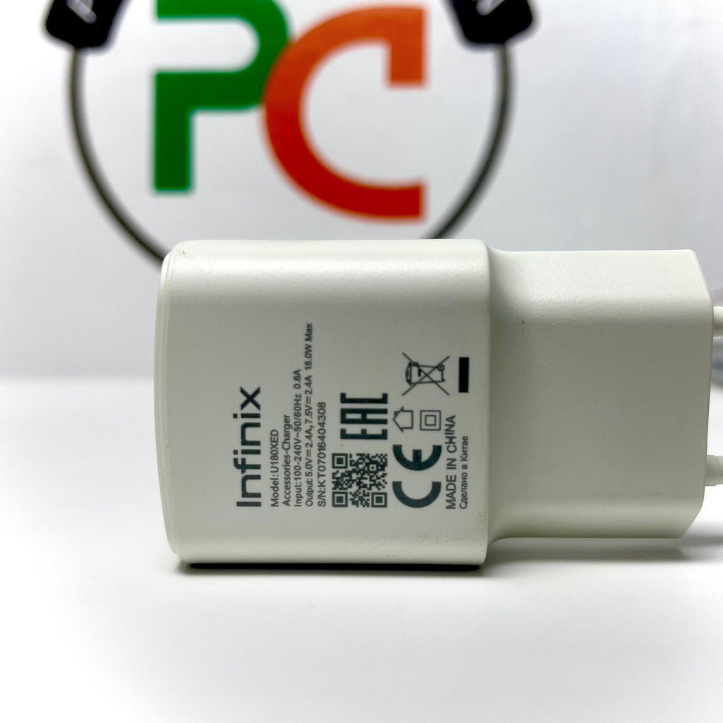 infinix charger original 18w fast charging adapter