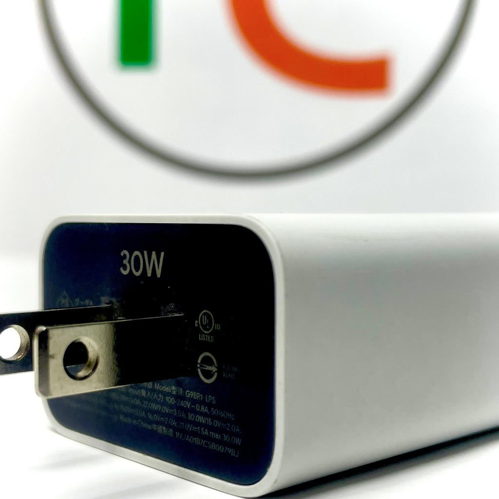 Google 30W USB-C Original 100%  Power Adapter For Google 8Pro, 8A, 8 , 7Pro, 7A ,7 ,6Pro ,6A, 6