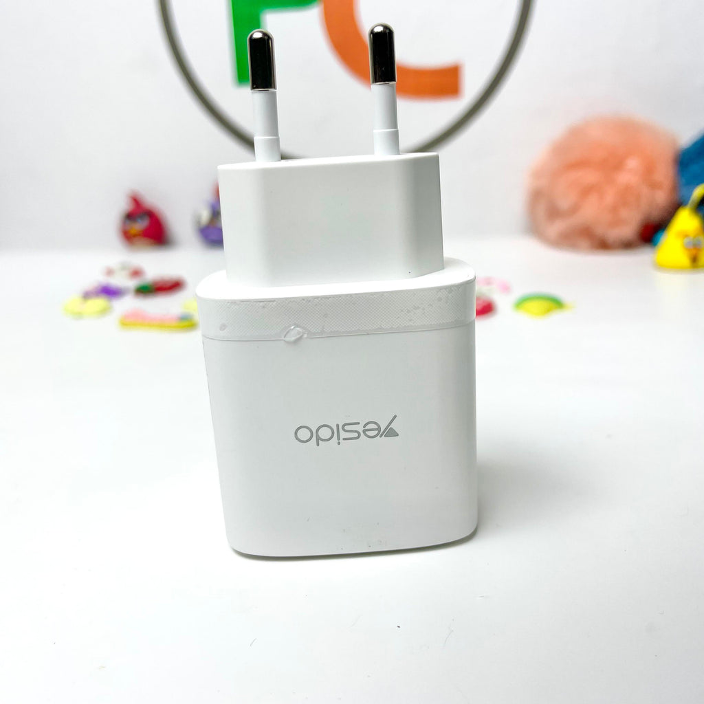 Yesido YC50 20W Fast Charging Home Charger | Type-C and USB-A Port Charger Adapter
