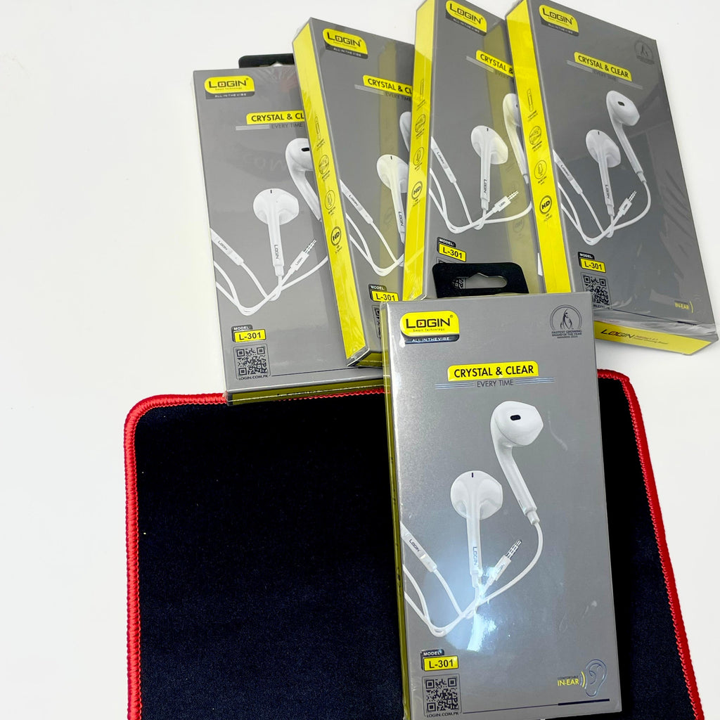 Login L-301 in-ear earphones jack 3.5mm Aux