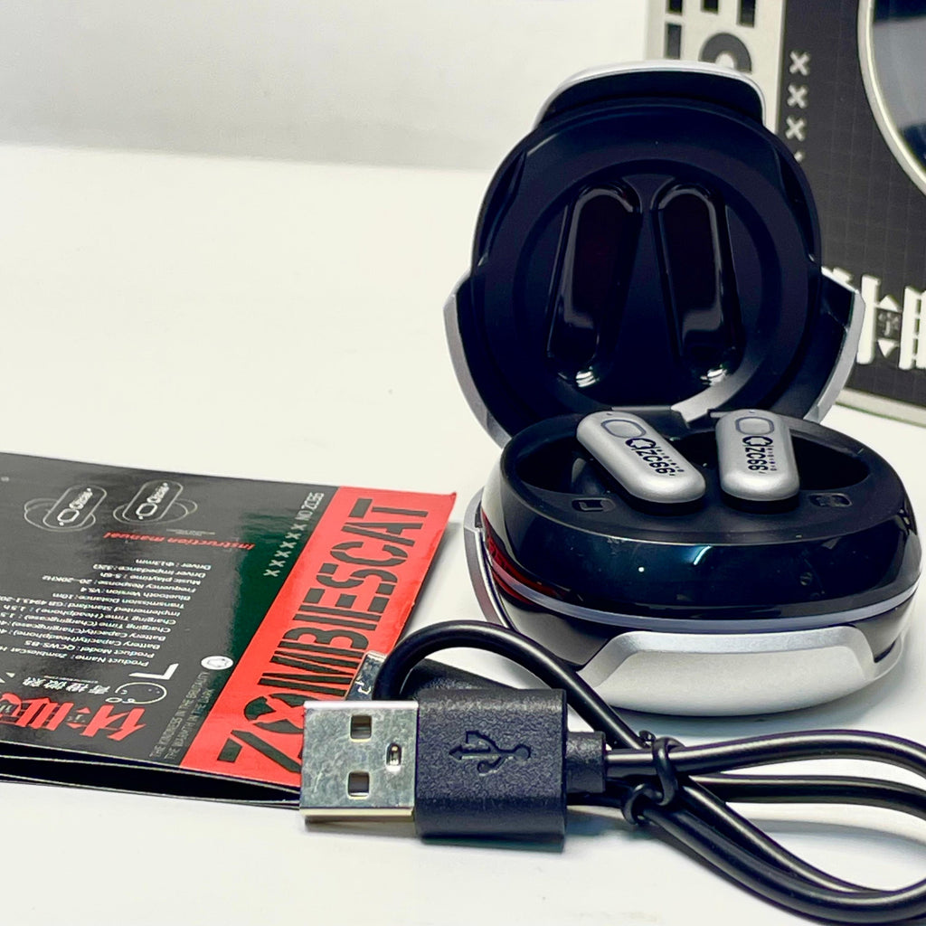 ZOMBIES CAT Active Noise Cancelling Earbuds Wireless Bluetooth 5.4 Ear Buds