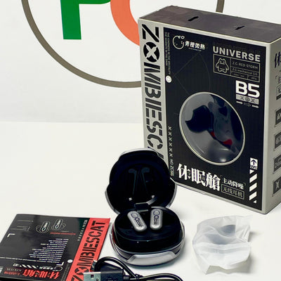 ZOMBIES CAT Active Noise Cancelling Earbuds Wireless Bluetooth 5.4 Ear Buds