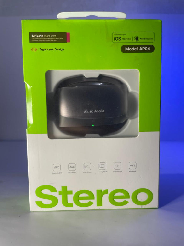 Airbuds Over-ear Music appolo Ergonomic Design APPO4 for all devices