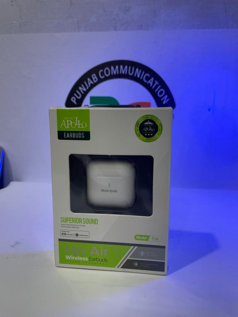 Music Appolo airbuds Model T14 Wireless for iOS & Android
