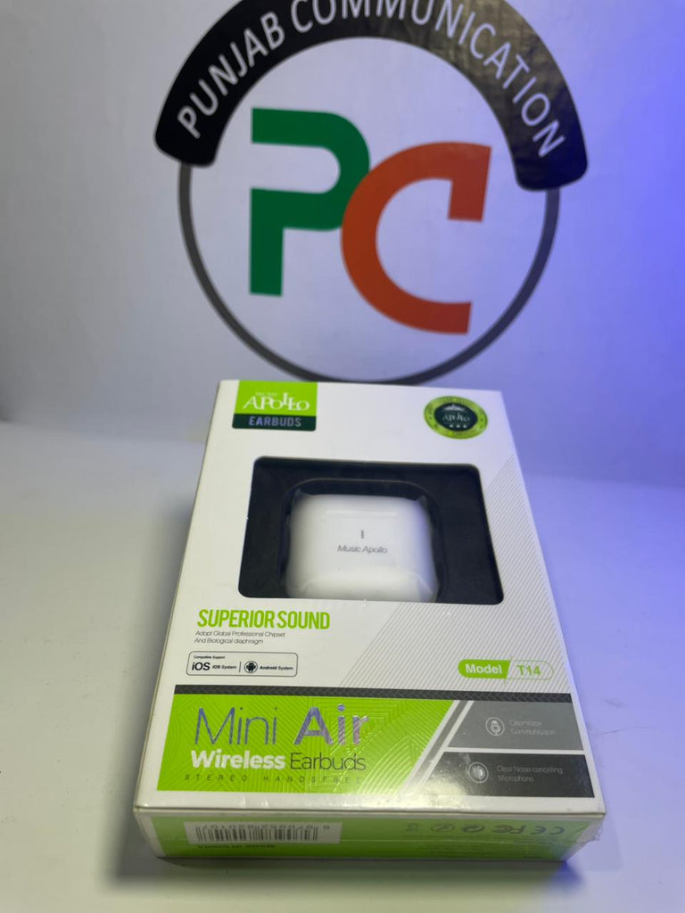 Music Appolo airbuds Model T14 Wireless for iOS & Android