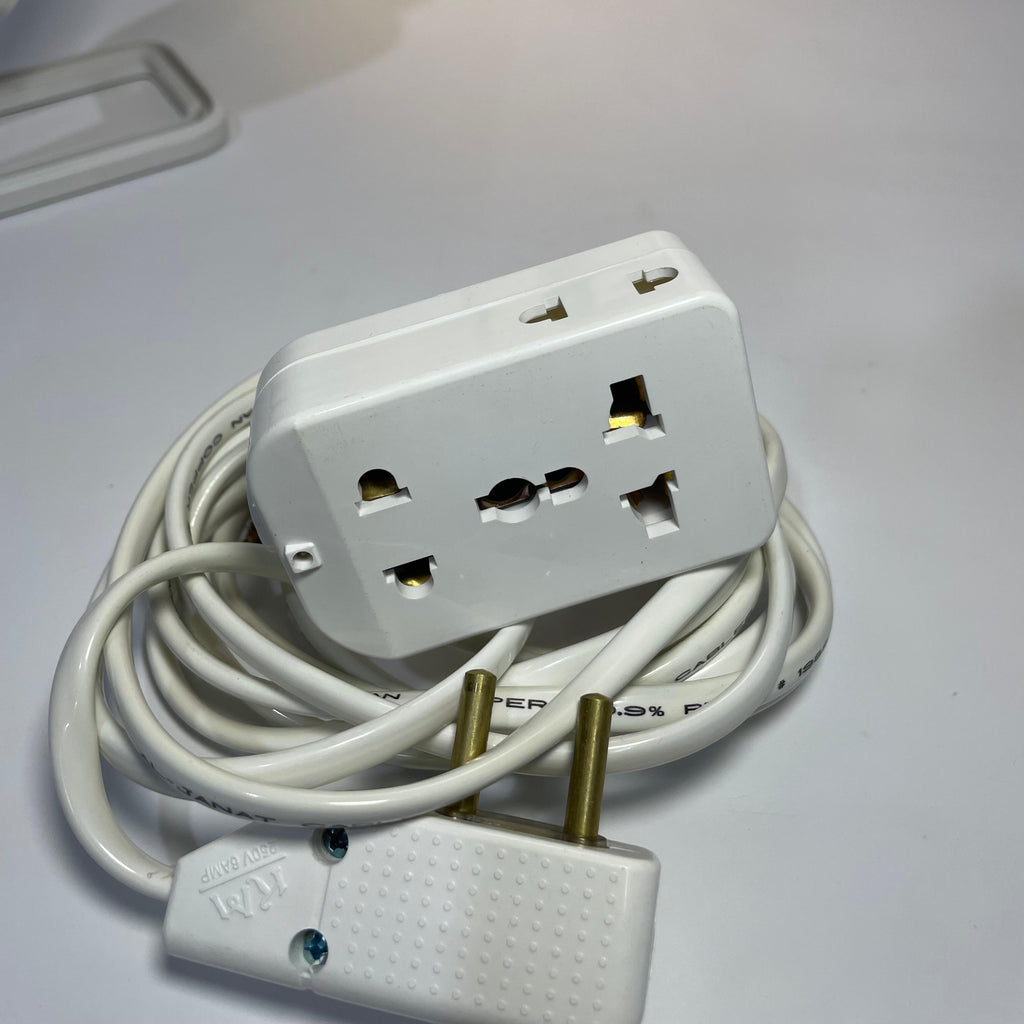 E4 Extension Board fully copper 2y Warranty 3 multi Sockets With 2.8 Meter Handmade