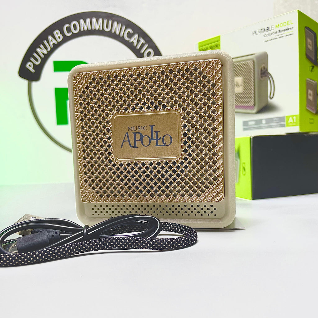 Music Apollo portable Bluetooth speaker in a classic, retro design