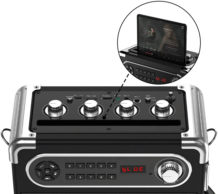 Speaker set with Mic jauyxian jyx-s55 60 w black *Used*