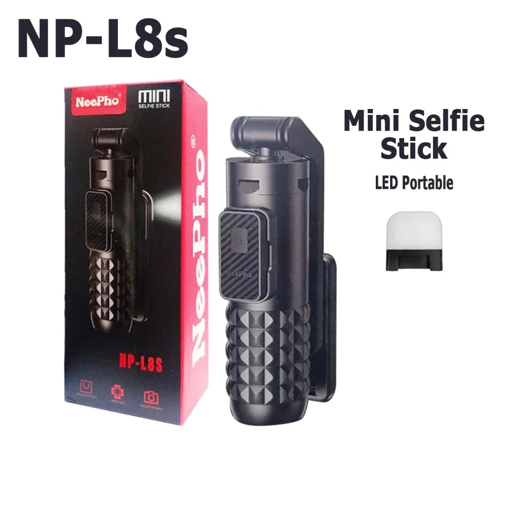NeePho NP- L8S 3-IN-1 Mini Four-Legged Selfie Stick With Wireless Remote for Cellphones