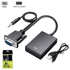 VGA to HDMI Converter With Audio Cable 1080P