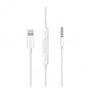 MH021 1m 8 Pin to 3.5mm AUX Audio Cable Support Line Control(White)
