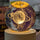 3D Crystal Ball Globe Table Lamp with Wood Base Moon Light Lamps Night Light for Children Birthday Gifts Novelty Home Decor